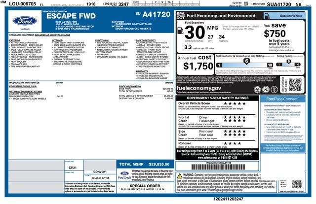2025 Ford Escape Active
