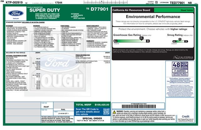 2026 Ford F-450SD King Ranch DRW