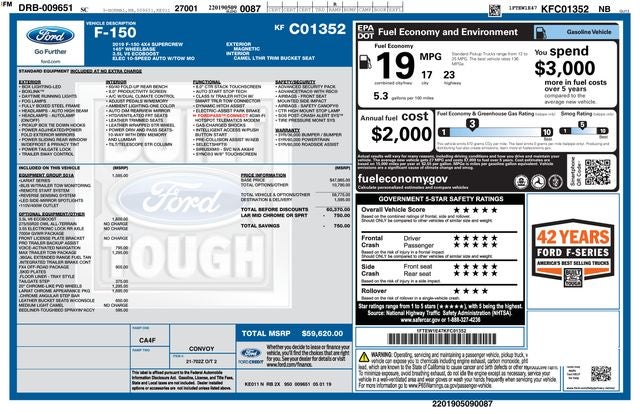 2019 Ford F-150 Lariat