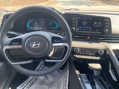 2025 Hyundai Elantra Hybrid Blue