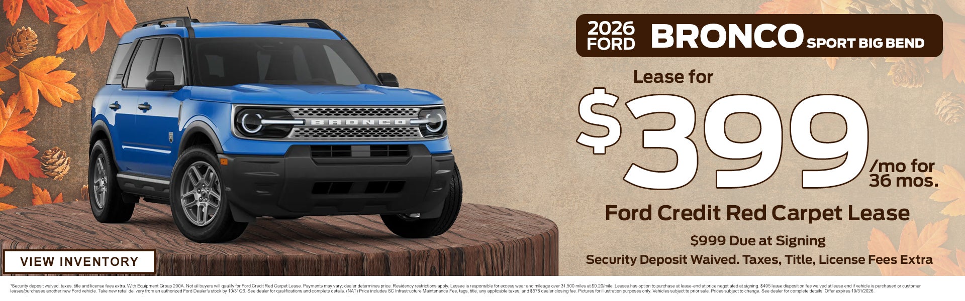 2026 Ford Bronco Sport