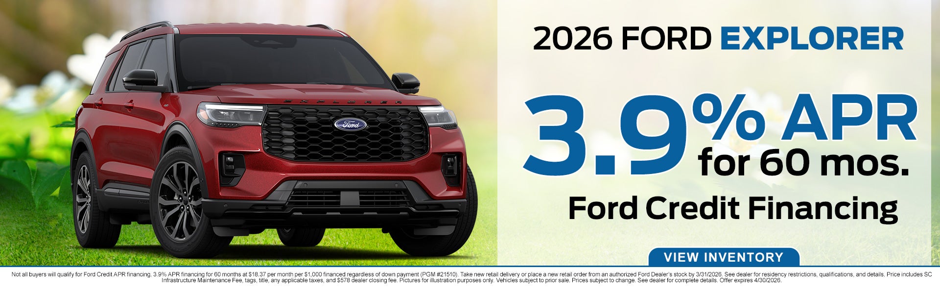 2026 Ford Explorer for Sale in Anderson, SC