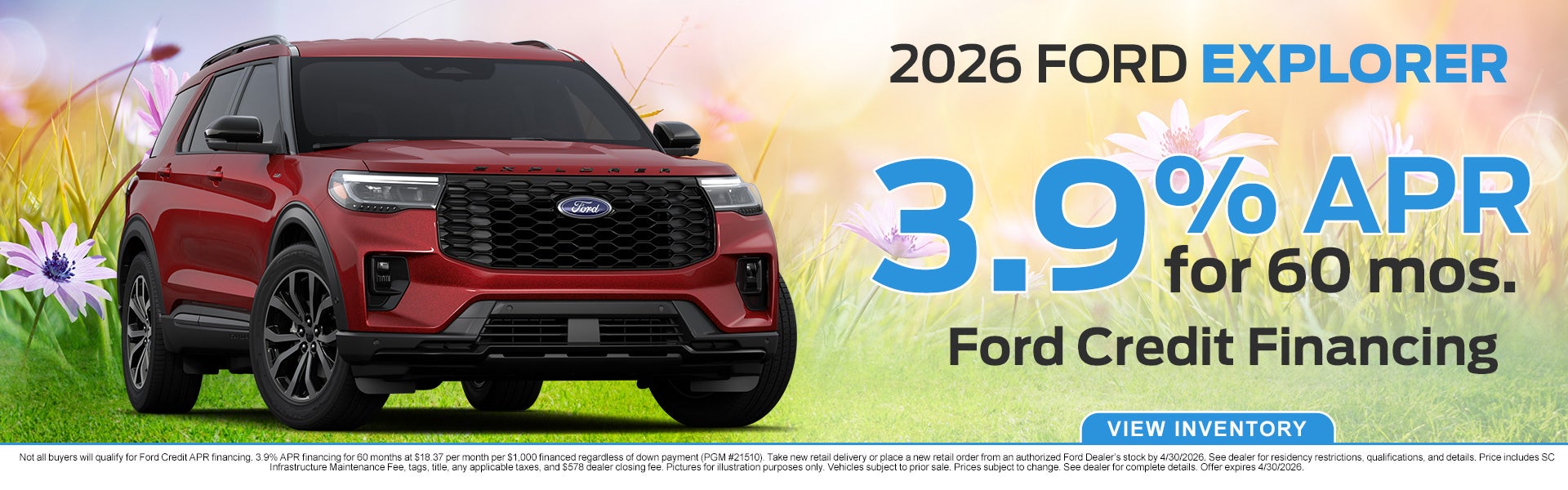 2026 Ford Explorer for Sale in Anderson, SC