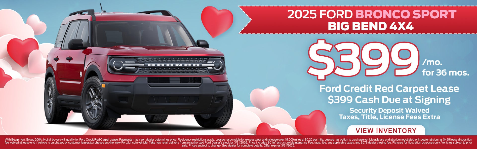 2025 Ford Bronco Sport Big Bend for Sale in Anderson, SC