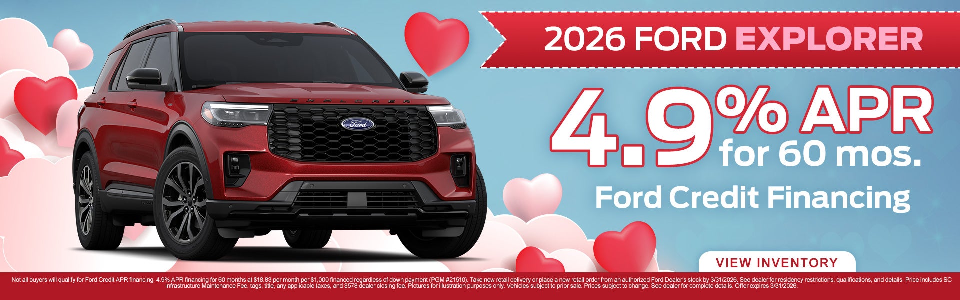 2026 Ford Explorer for Sale in Anderson, SC