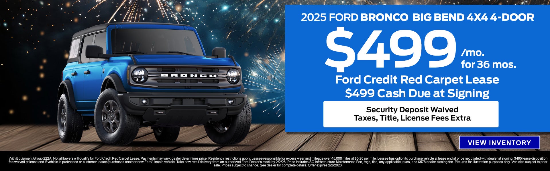 2025 Ford Bronco Big Bend for Sale in Anderson, SC