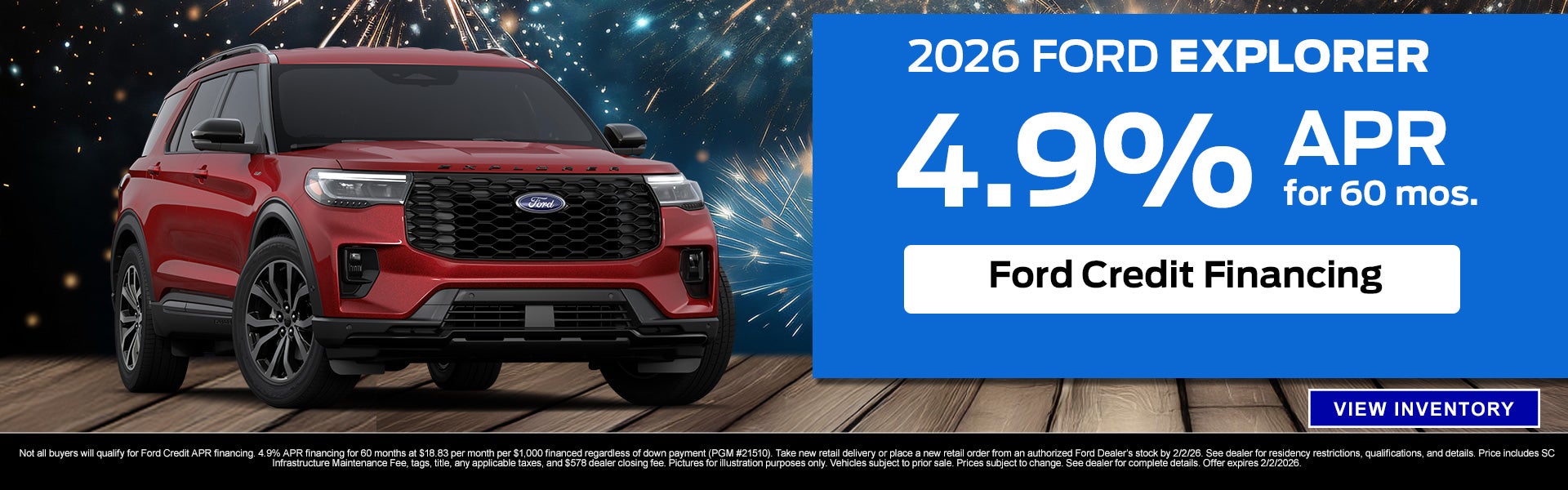 2026 Ford Explorer for Sale in Anderson, SC