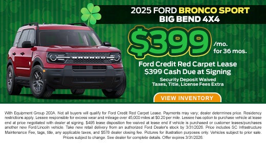 2025 Ford Bronco Sport Big Bend