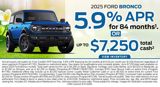 2025 Ford Bronco
